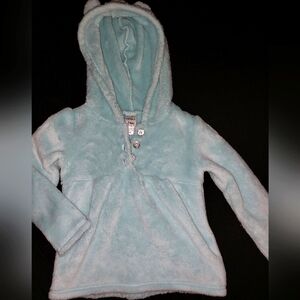 Baby hooded sweater with bear ears